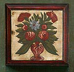 Floral design from a painted chest